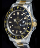 Rolex GMT Master 16753 Oyster Bracelet Black Bezel Black Dial
